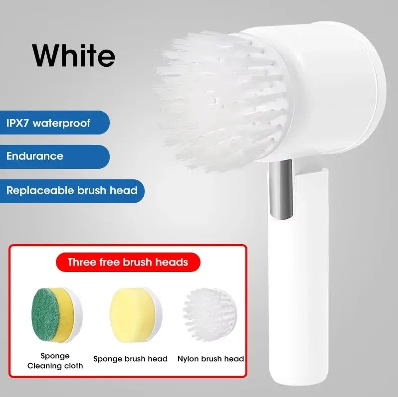 Revolutionize Your Cleaning Routine with the Gleam Gear 5-in-1 Electric Spin Scrubber