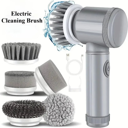 Revolutionize Your Cleaning Routine with the Gleam Gear 5-in-1 Electric Spin Scrubber