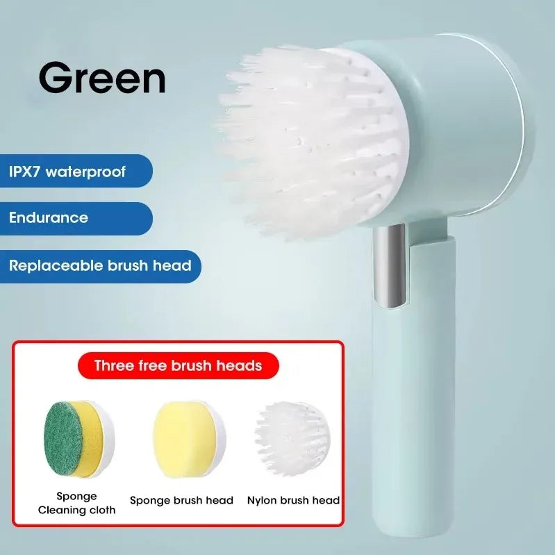 Revolutionize Your Cleaning Routine with the Gleam Gear 5-in-1 Electric Spin Scrubber