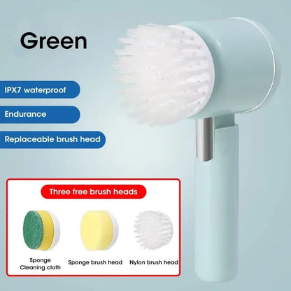 Revolutionize Your Cleaning Routine with the Gleam Gear 5-in-1 Electric Spin Scrubber